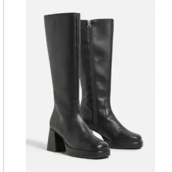 Urban Outfitters Shoes - NEW Urban Outfitters Vix Knee High Black Boots - 8